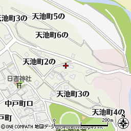 石川県金沢市天池町３の203周辺の地図