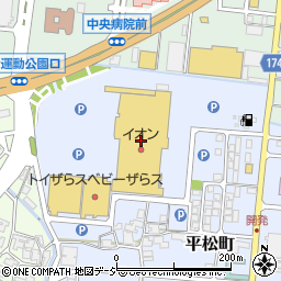 イオン松任店周辺の地図