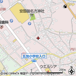 長野県千曲市内川462周辺の地図