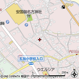 長野県千曲市内川464周辺の地図