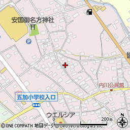 長野県千曲市内川380周辺の地図