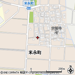 石川県白山市米永町81周辺の地図