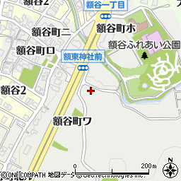 石川県金沢市額谷町周辺の地図