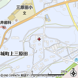 群馬県渋川市赤城町上三原田593周辺の地図