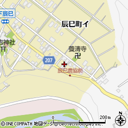 石川県金沢市辰巳町イ10周辺の地図