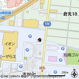 ニコニコレンタカーイオン松任店周辺の地図