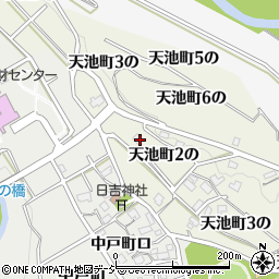 石川県金沢市天池町２の周辺の地図