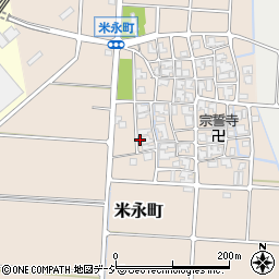 石川県白山市米永町94周辺の地図