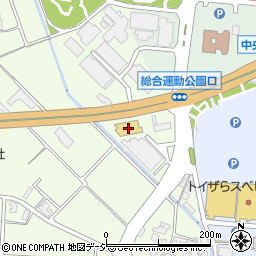 北陸スバル自動車松任店周辺の地図