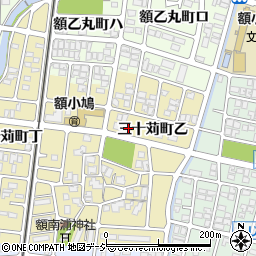石川県金沢市三十苅町乙74周辺の地図