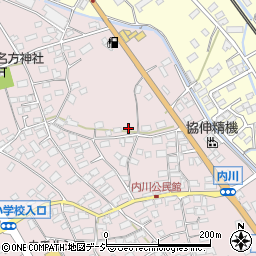 長野県千曲市内川355周辺の地図