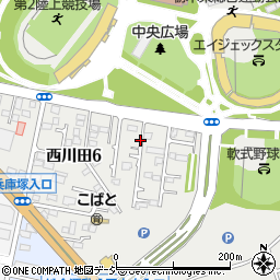 水島邸_西川田アキッパ駐車場周辺の地図