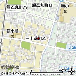 石川県金沢市三十苅町乙86周辺の地図