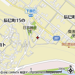 石川県金沢市辰巳町周辺の地図