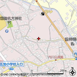 長野県千曲市内川388周辺の地図