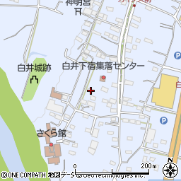 群馬県渋川市白井182周辺の地図