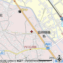 長野県千曲市内川338周辺の地図