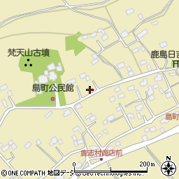 茨城県常陸太田市島町周辺の地図