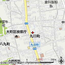長野県大町市大町九日町2460周辺の地図
