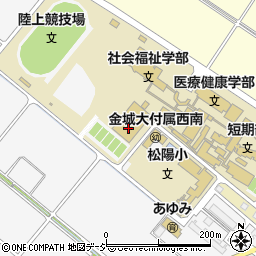 金城大学周辺の地図