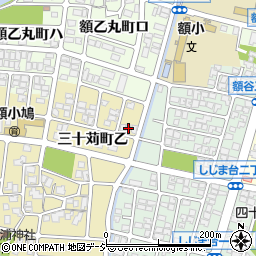 石川県金沢市三十苅町乙100周辺の地図