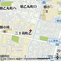 石川県金沢市三十苅町乙101周辺の地図