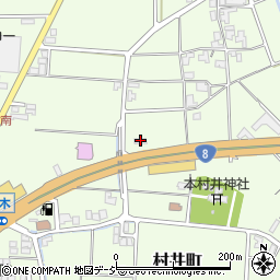 ザ・ゴールド松任店周辺の地図