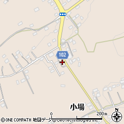 茨城県常陸大宮市小場3周辺の地図