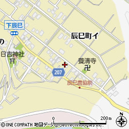 石川県金沢市辰巳町イ周辺の地図
