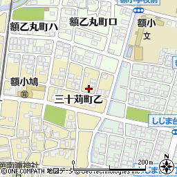石川県金沢市三十苅町乙112周辺の地図