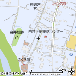 群馬県渋川市白井571周辺の地図