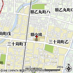石川県金沢市三十苅町乙153周辺の地図