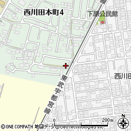 西川田下原児童公園周辺の地図