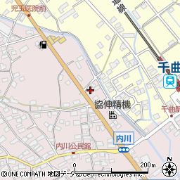 長野県千曲市内川1297-4周辺の地図