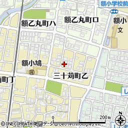 石川県金沢市三十苅町乙125周辺の地図
