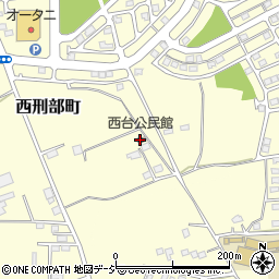 西台公民館周辺の地図