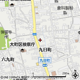 長野県大町市大町九日町2455周辺の地図