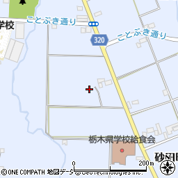 栃木県宇都宮市砂田町698周辺の地図