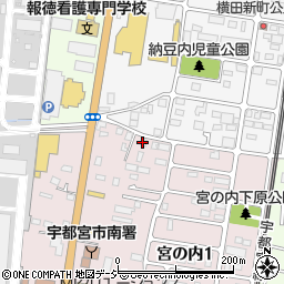 小柳ペイント株式会社　宇都宮営業所周辺の地図