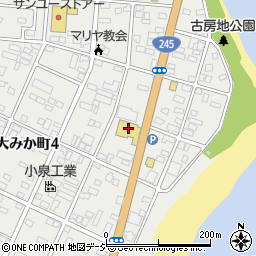 ネッツトヨタ水戸大みか店周辺の地図