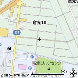 石川県白山市倉光10丁目周辺の地図