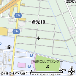 石川県白山市倉光10丁目周辺の地図