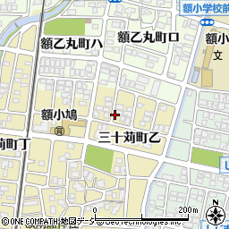 石川県金沢市三十苅町乙周辺の地図