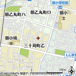 石川県金沢市三十苅町乙110-2周辺の地図