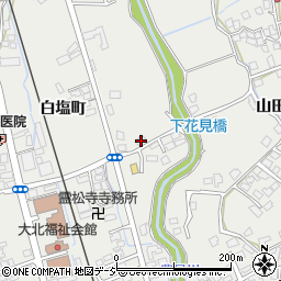 長野県大町市大町1179-2周辺の地図