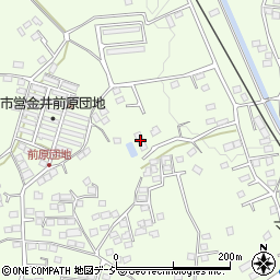 渋川市役所上水道金井浄水場周辺の地図