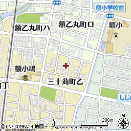 石川県金沢市三十苅町乙116周辺の地図