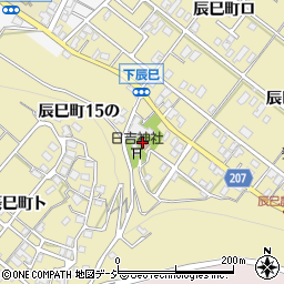 石川県金沢市辰巳町（ニ）周辺の地図