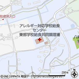 渋川市役所　赤城行政センター赤城学校給食共同調理場周辺の地図