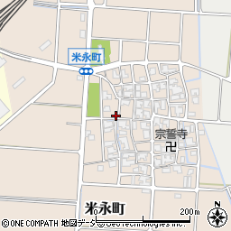 石川県白山市米永町2278周辺の地図